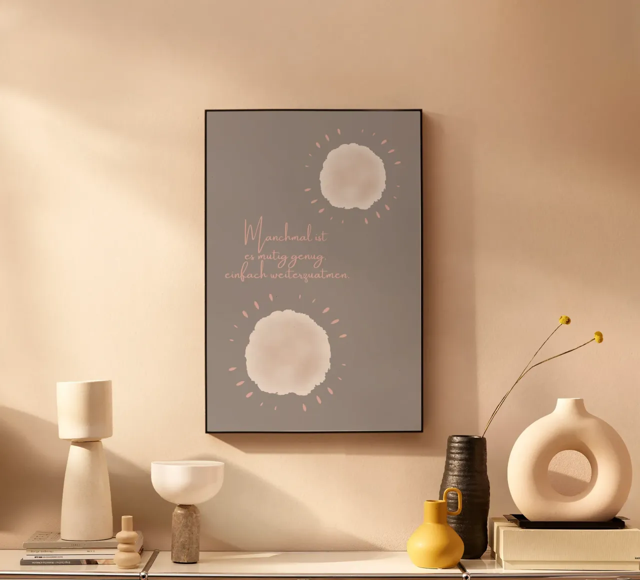 Manchmal ist es mutig... plexiglass da AESTHETIC VIBES by Isabel