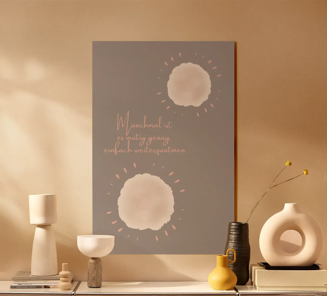 Manchmal ist es mutig... plexiglass da AESTHETIC VIBES by Isabel