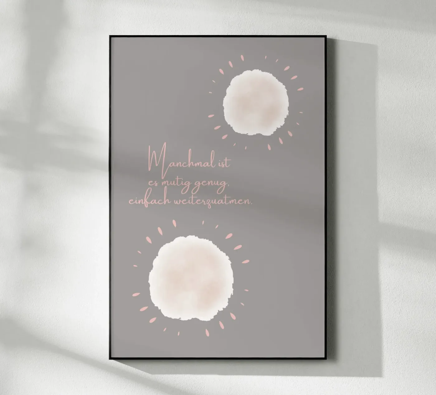 Manchmal ist es mutig... plexiglass da isabels_wunderwelt_digital_art
