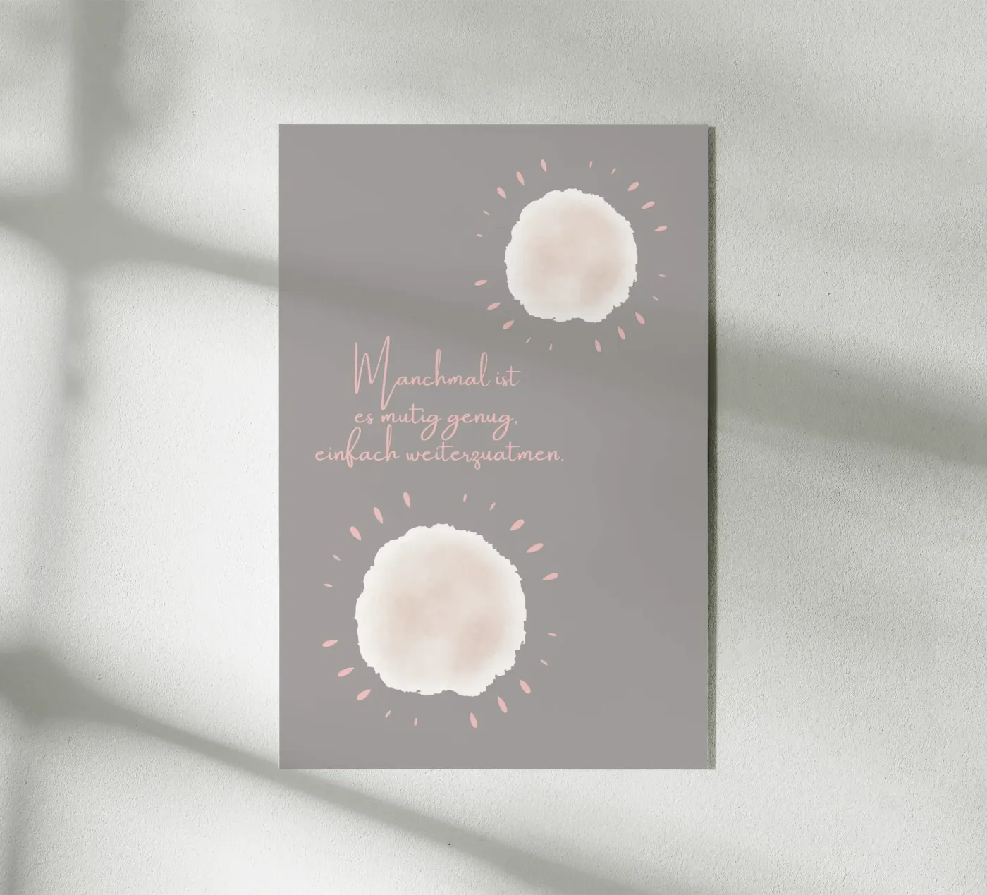 Manchmal ist es mutig... plexiglass da isabels_wunderwelt_digital_art