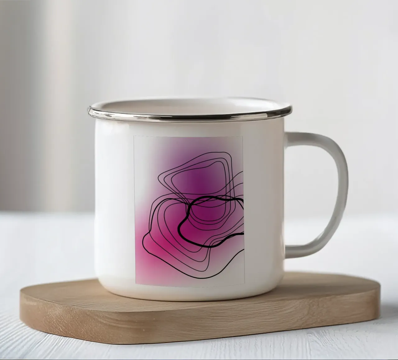 Pinki tazza in smalto da AESTHETIC VIBES by Isabel