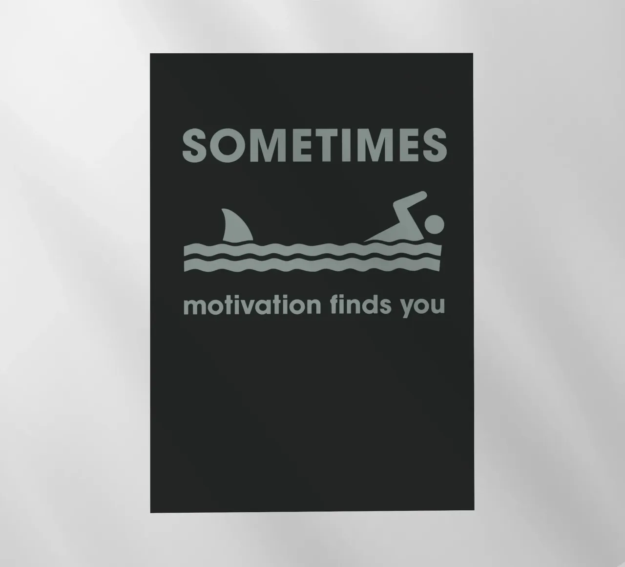 Shark Motivation Funny Graphic pellicola backlit da ramosashop