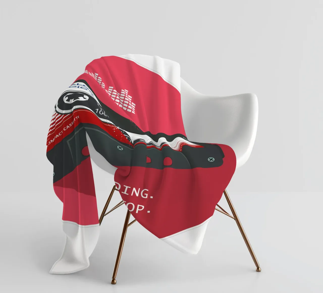 Cassetta - Alimentazione audio analogica coperta in pile da Black Sign Artwork