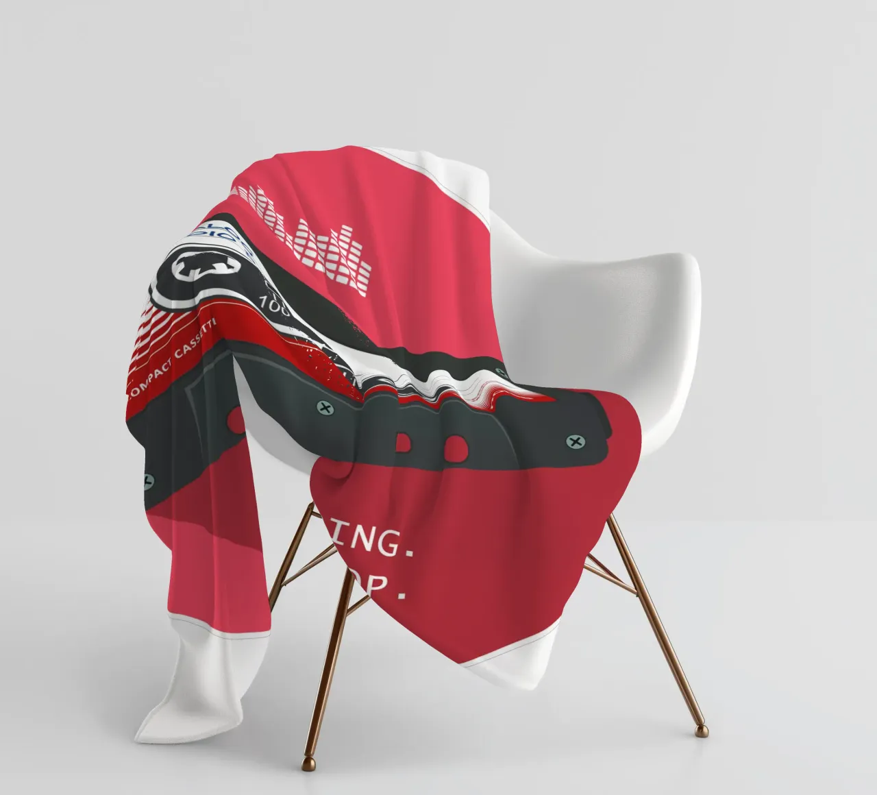 Cassetta - Alimentazione audio analogica coperta in pile da Black Sign Artwork