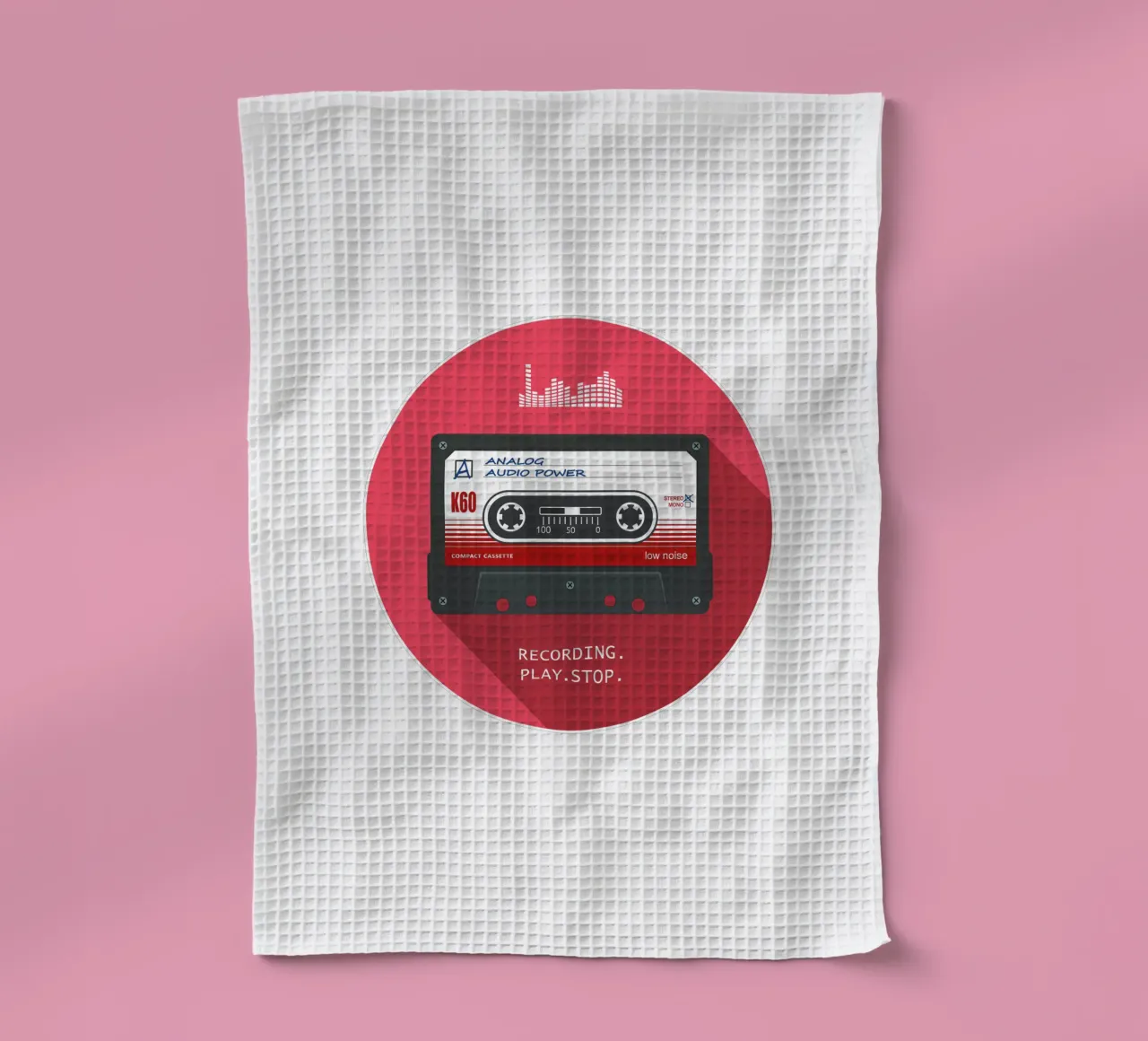 Cassetta - Alimentazione audio analogica canovaccio da cucina da Black Sign Artwork