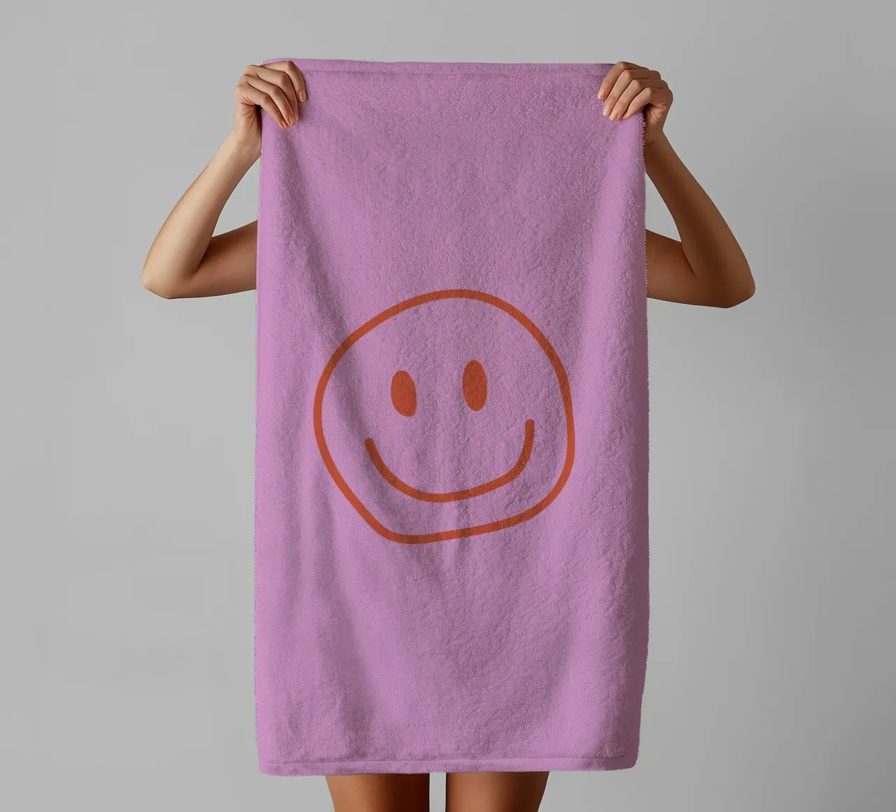 Smily towel by we line studio - art