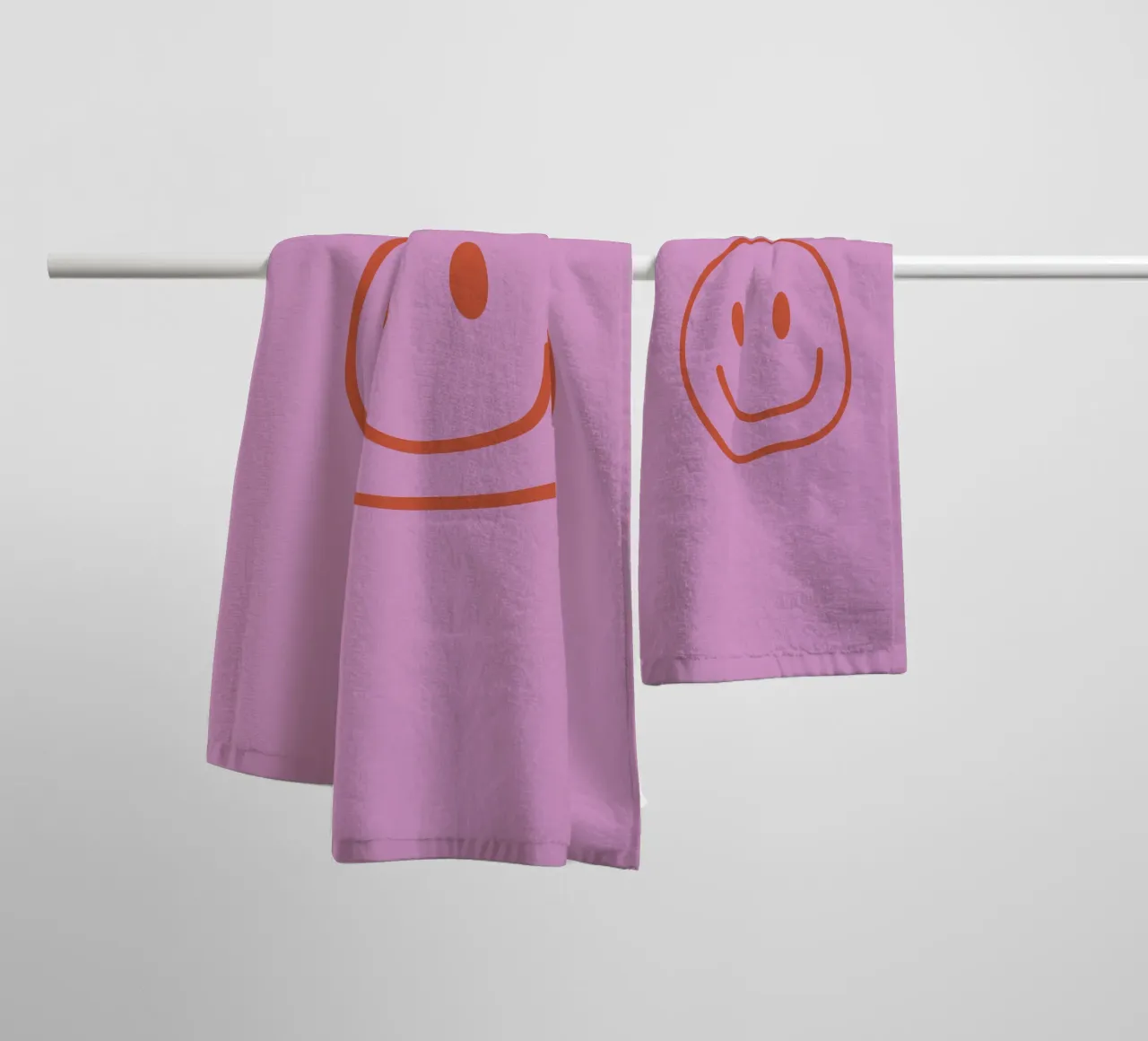 Smily towel by we line studio - art