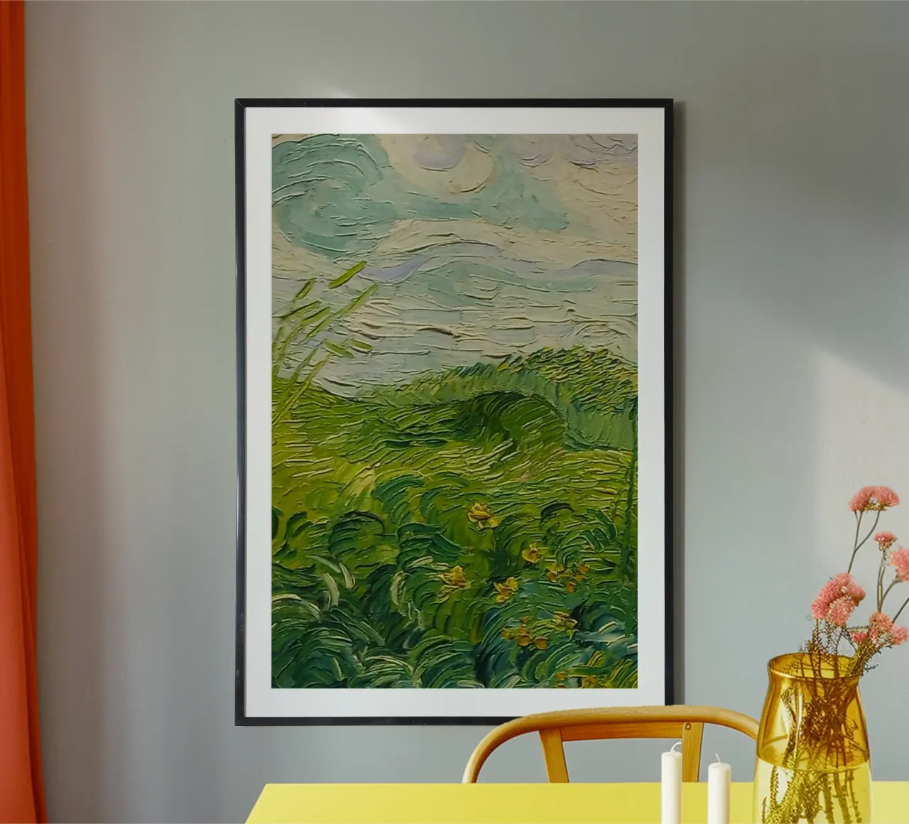 epic nature poster con telaio in alluminio da mip of map