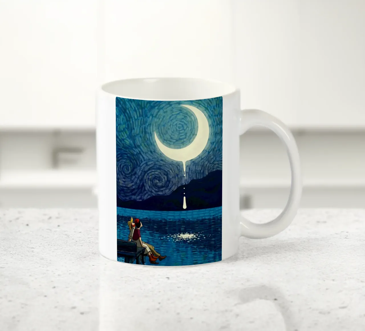 view the moon tazza in ceramica da mip of map