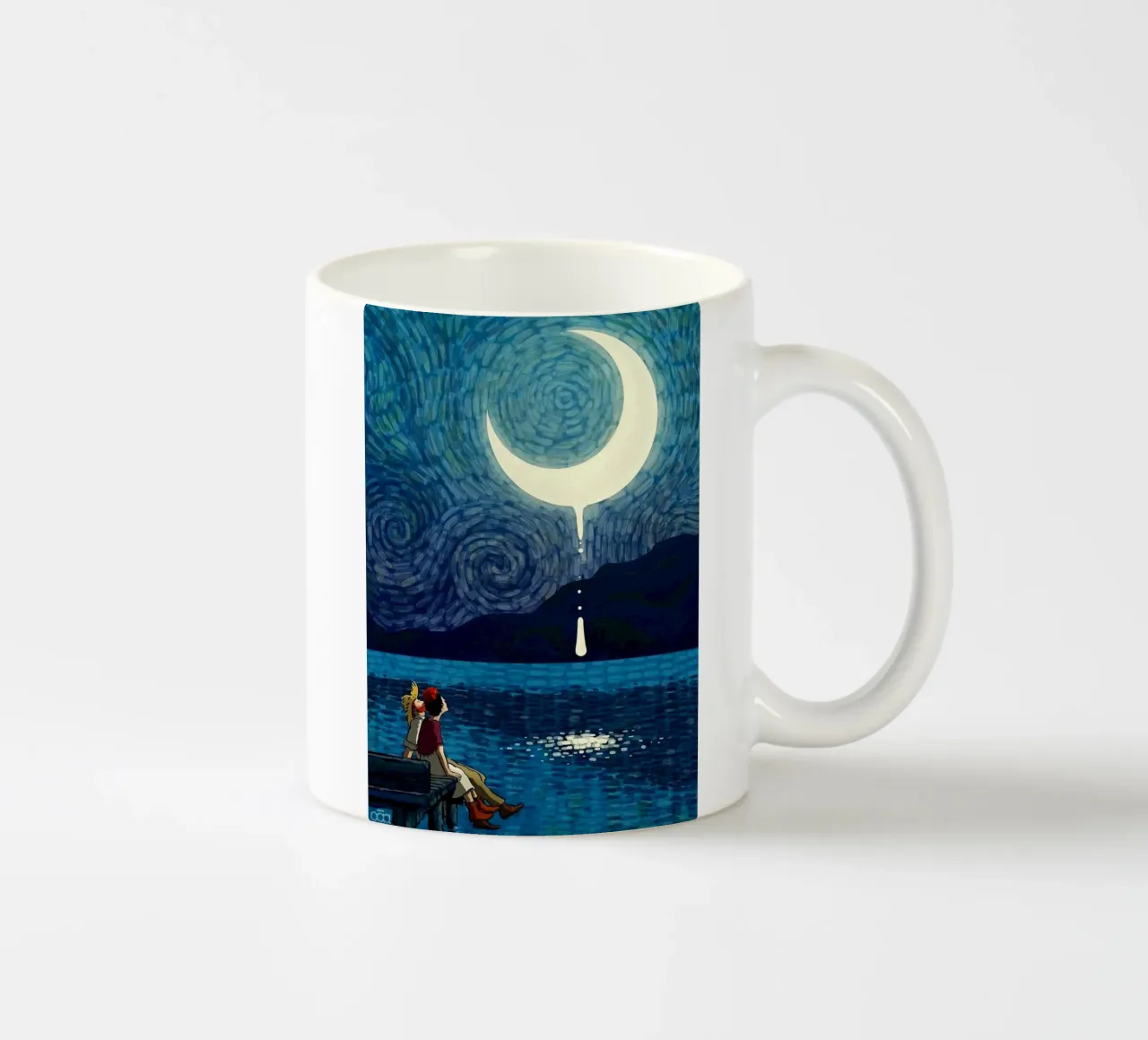 view the moon tazza in ceramica da mip of map