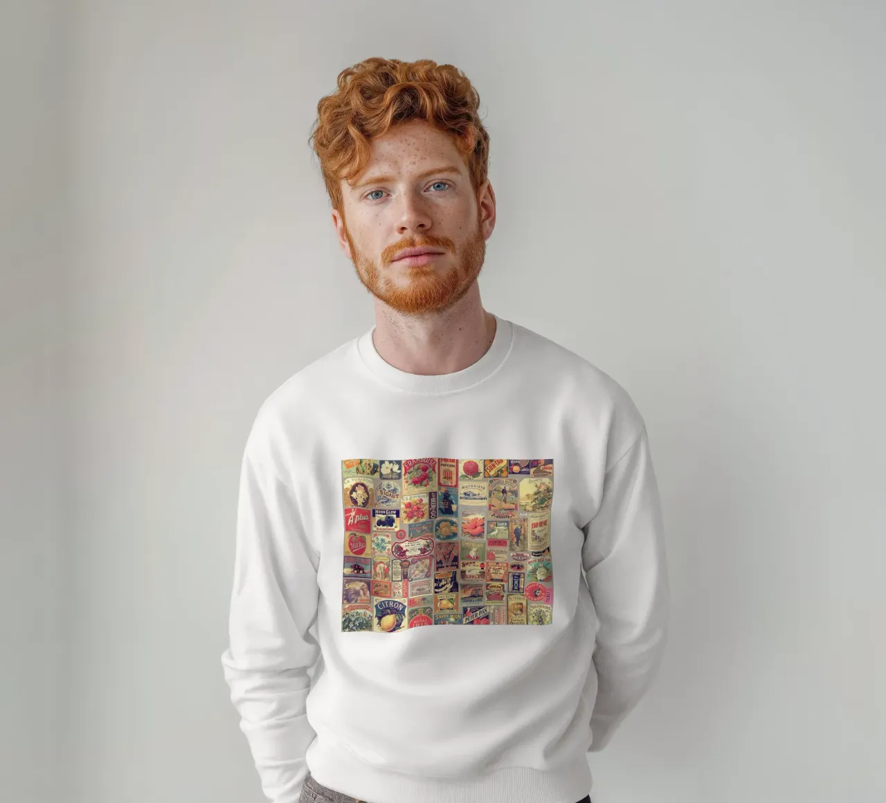 Set di etichette retrò vintage felpa da Eva Nev