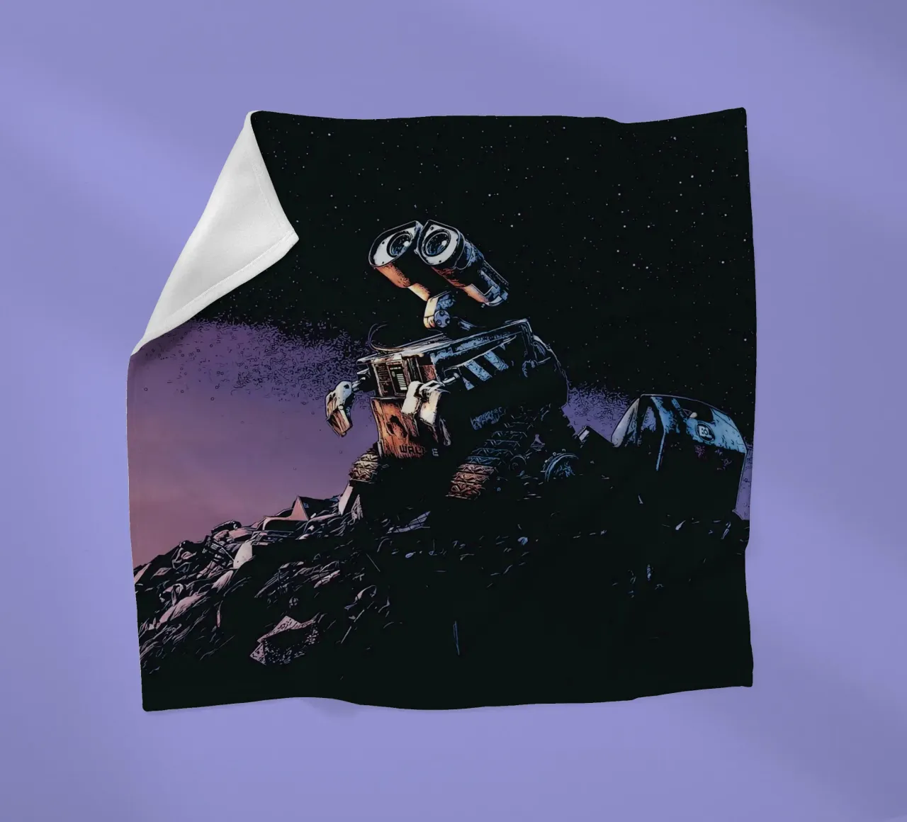 Robot da parete E coperta in pile da Nna Rock