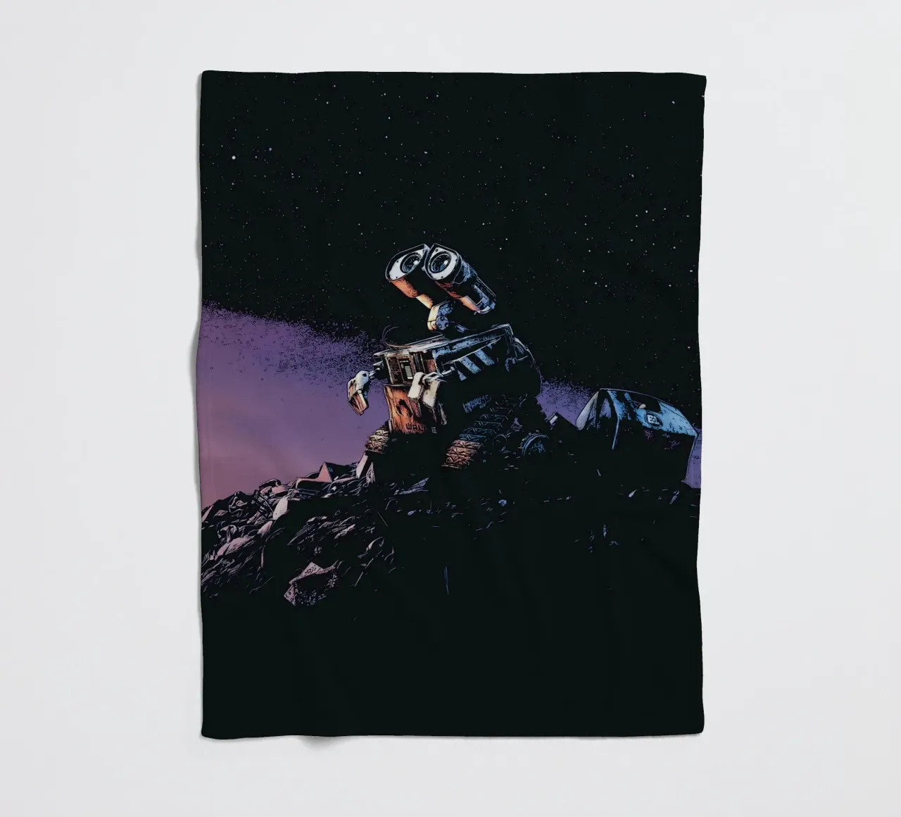 Robot da parete E coperta in pile da Nna Rock