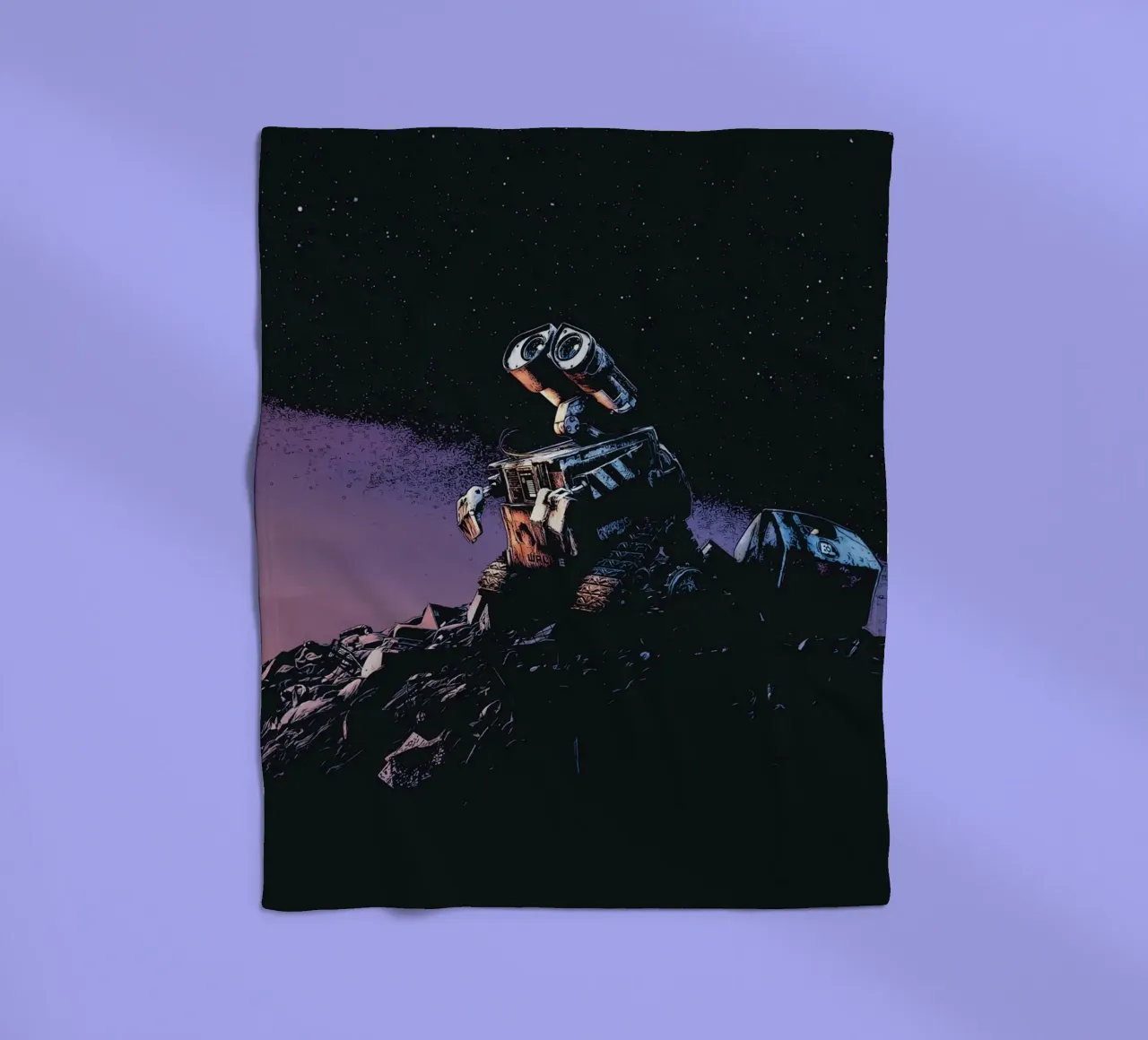 Robot da parete E coperta in pile da Nna Rock