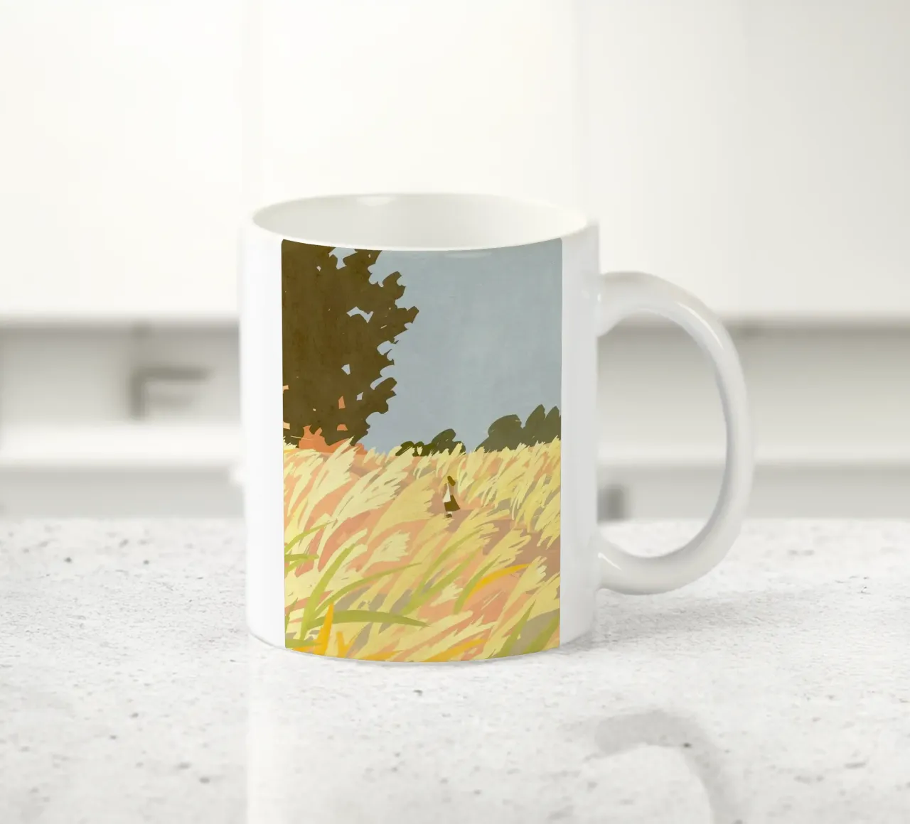 single in the field tazza in ceramica da mip of map