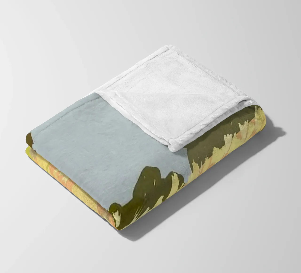 single in the field coperta in pile da mip of map