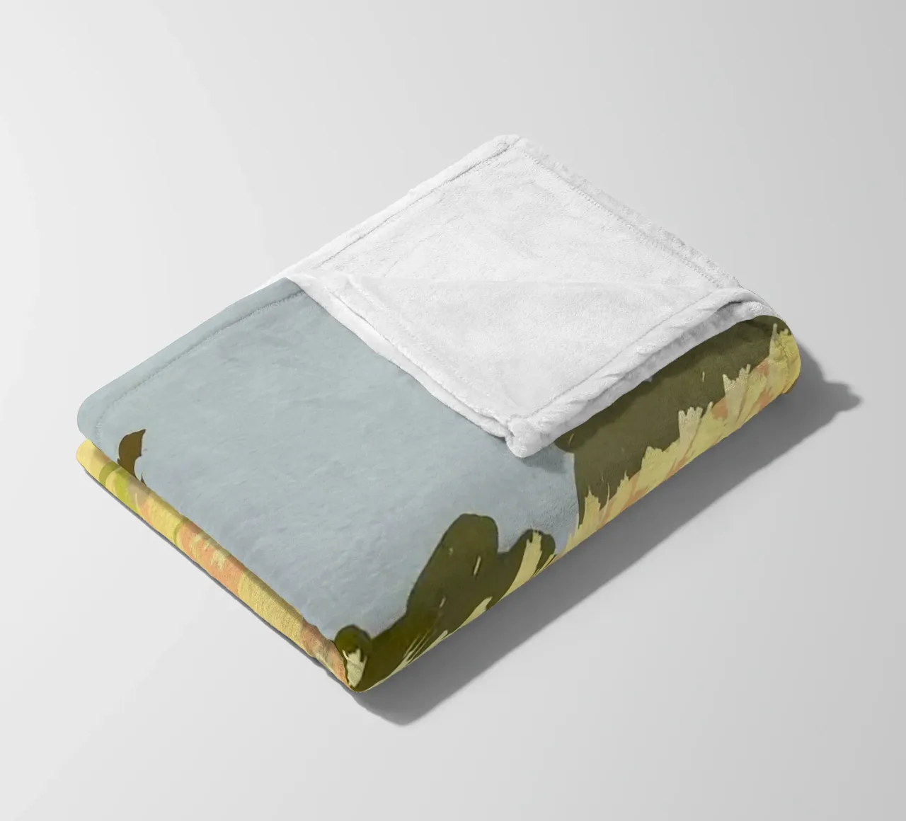 single in the field coperta in pile da mip of map