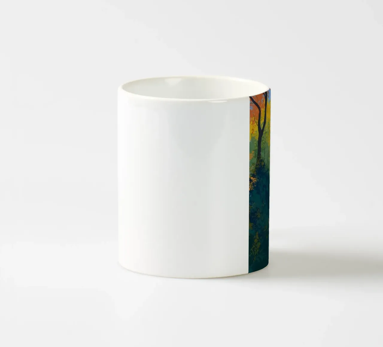 autumn calm walking tazza in ceramica da mip of map