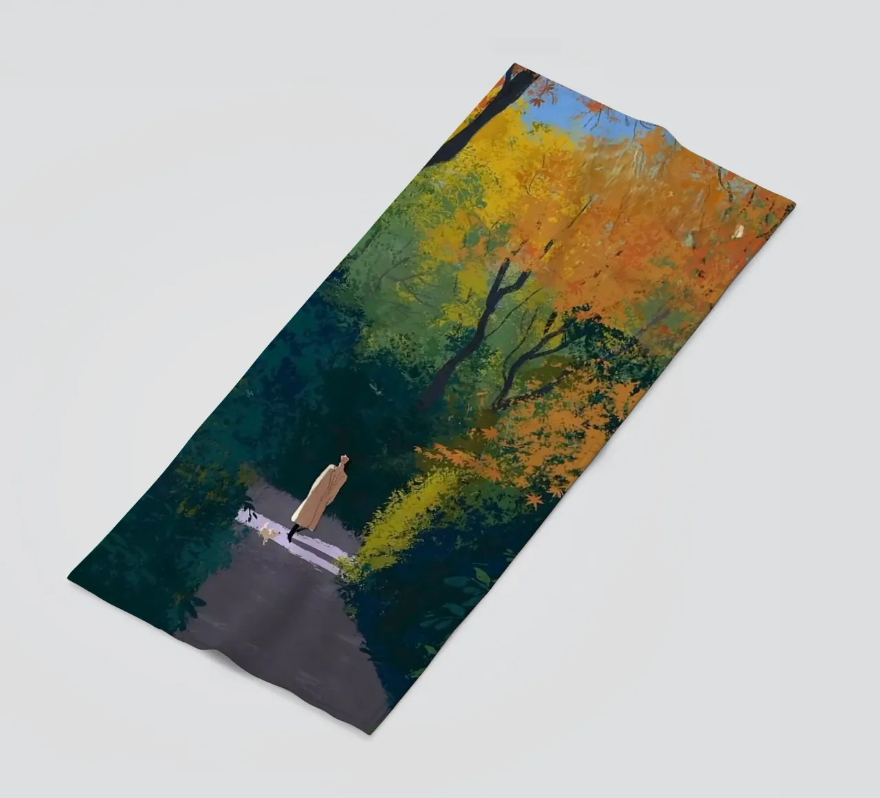 autumn calm walking telo mare da mip of map