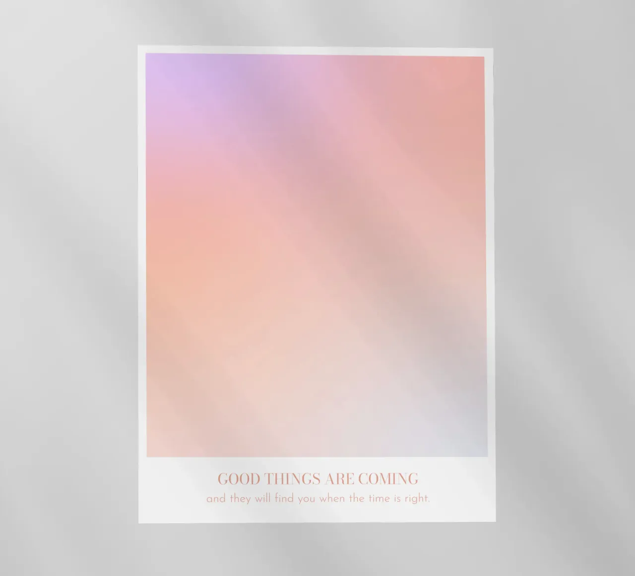 Good Things pellicola backlit da lucky club