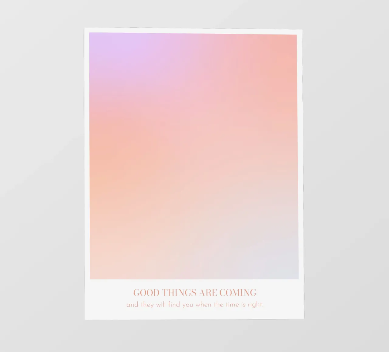 Good Things pellicola backlit da lucky club