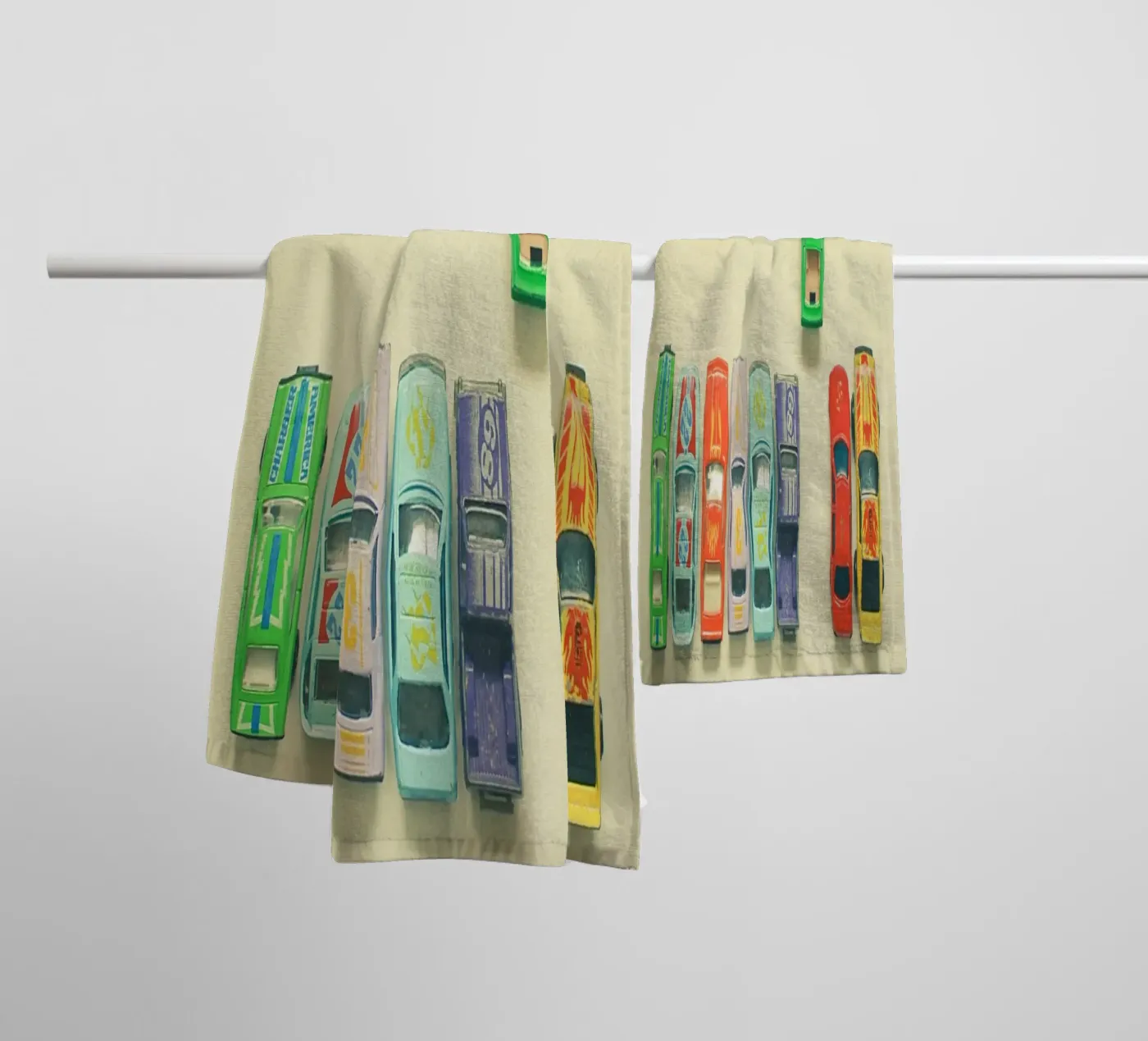 Valse start badhanddoek van Cassia Beck Photography