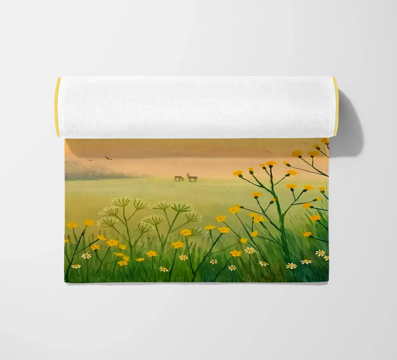 the sunset in fields telo mare da mip of map