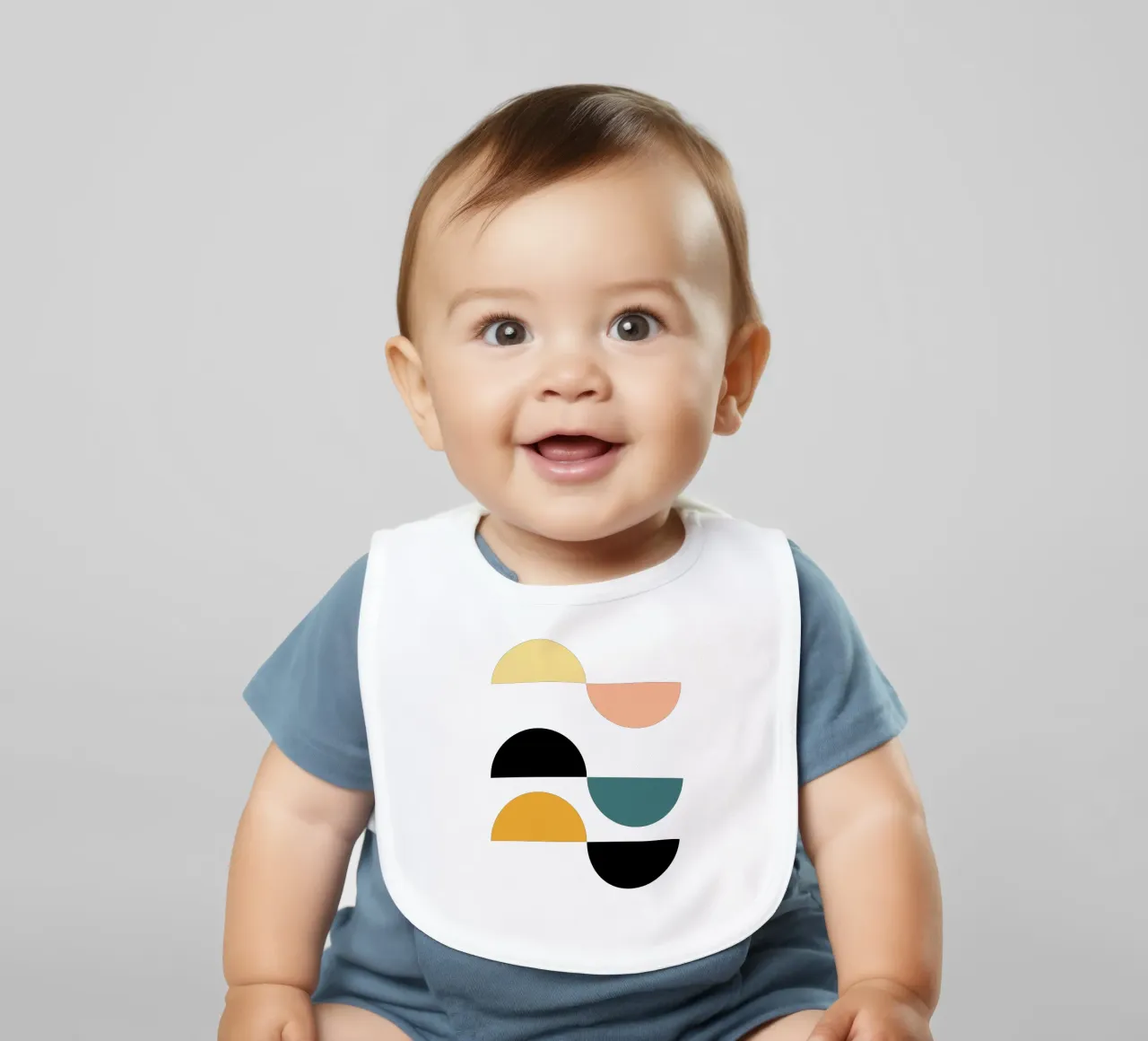 Changes baby bib by Rose Beck Art