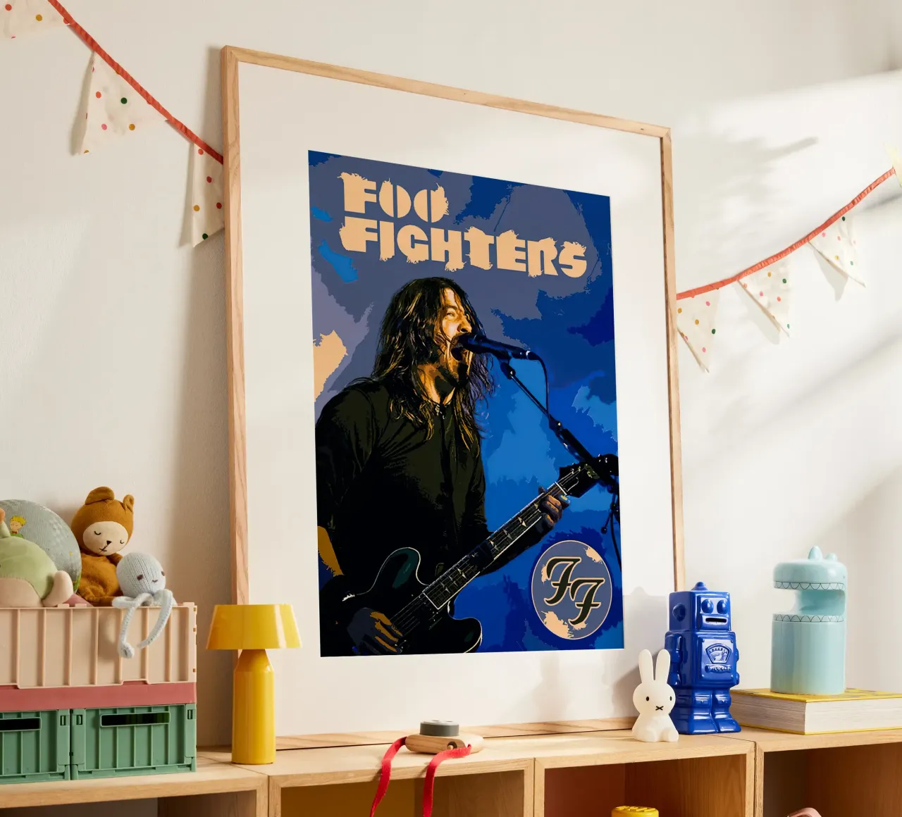 Foo Fighters poster da Musadad Shop