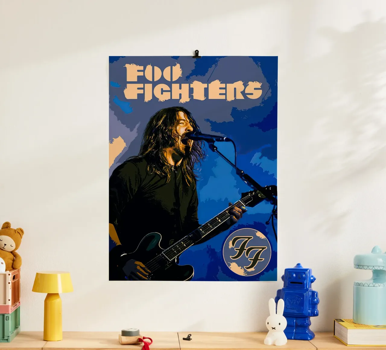 Foo Fighters poster da Musadad Shop