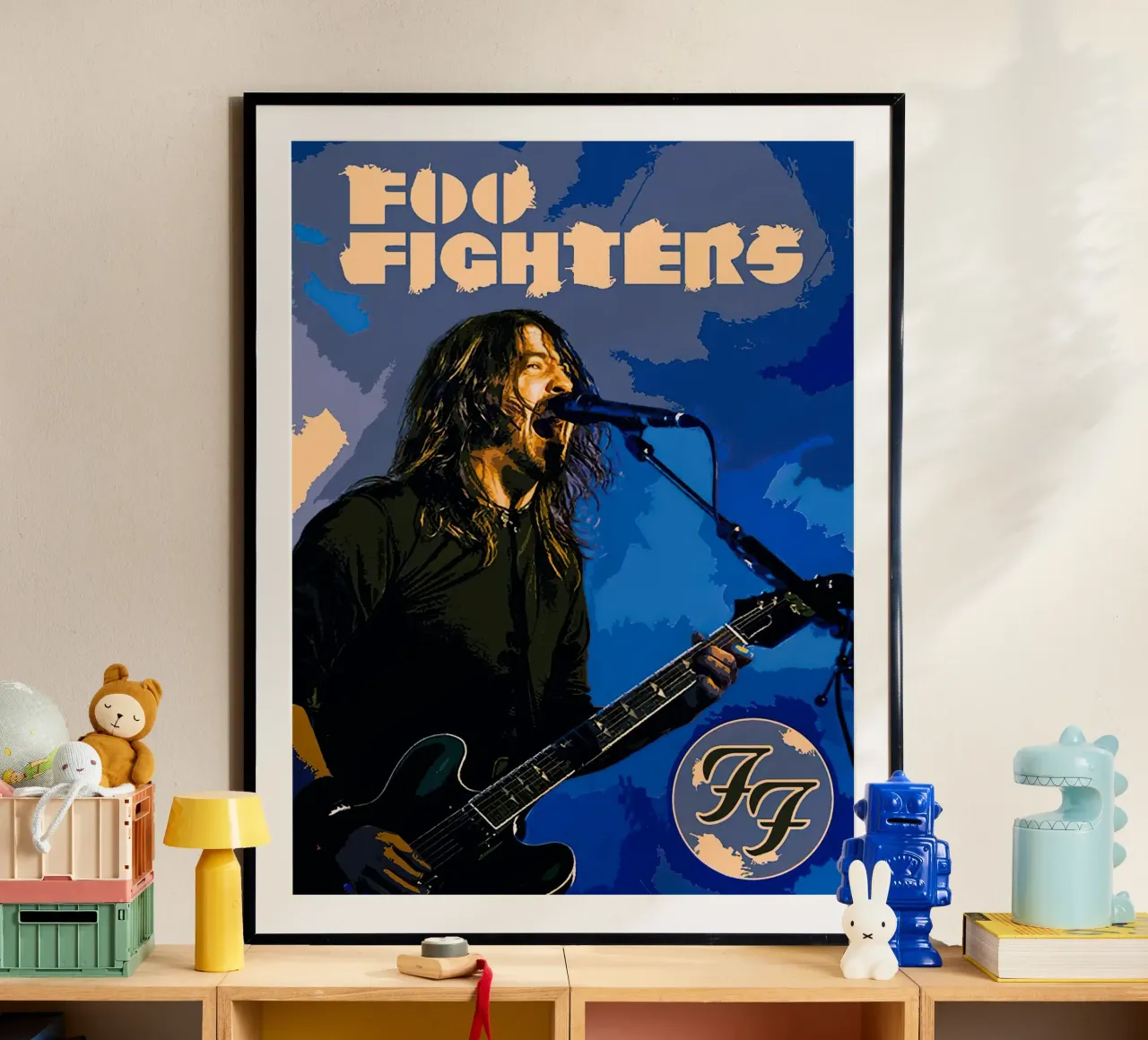 Foo Fighters poster da Musadad Shop