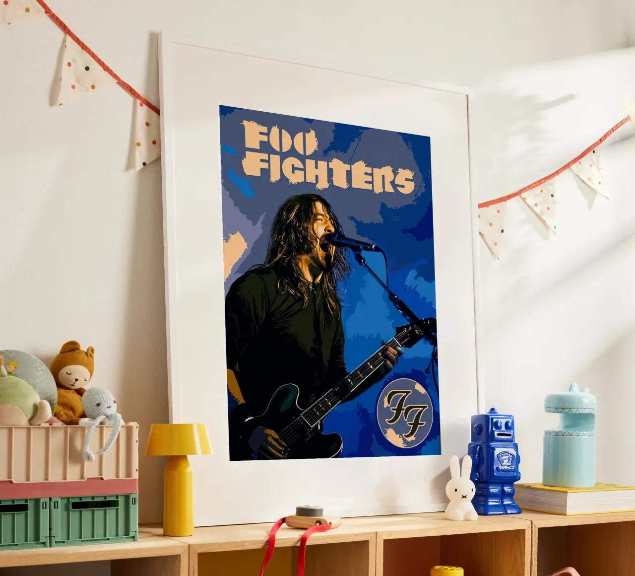 Foo Fighters poster da Musadad Shop