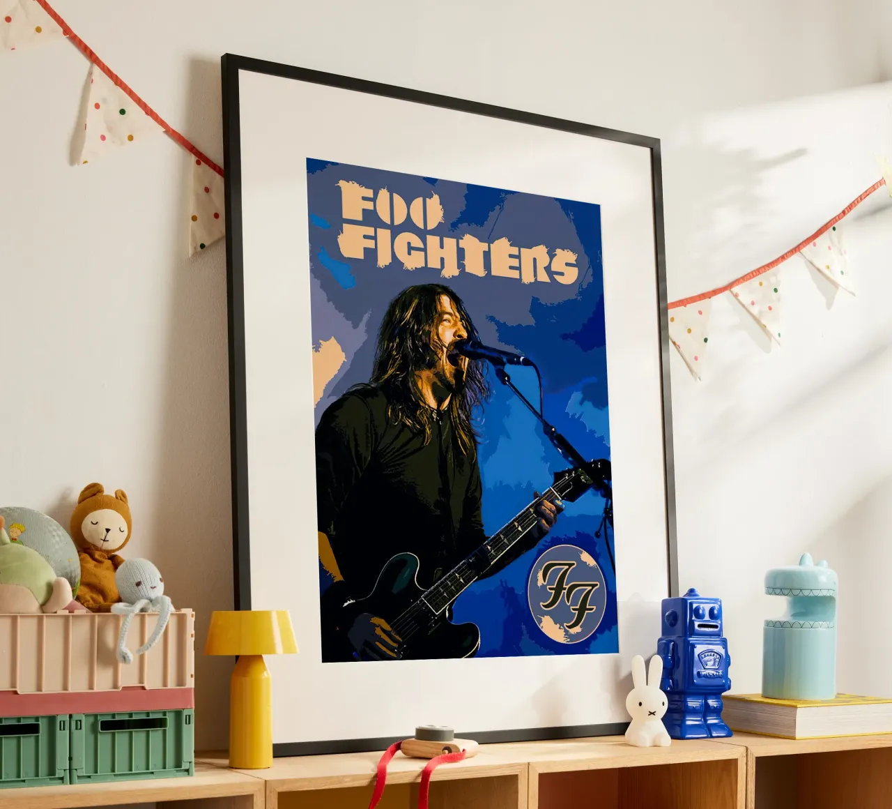 Foo Fighters poster da Musadad Shop