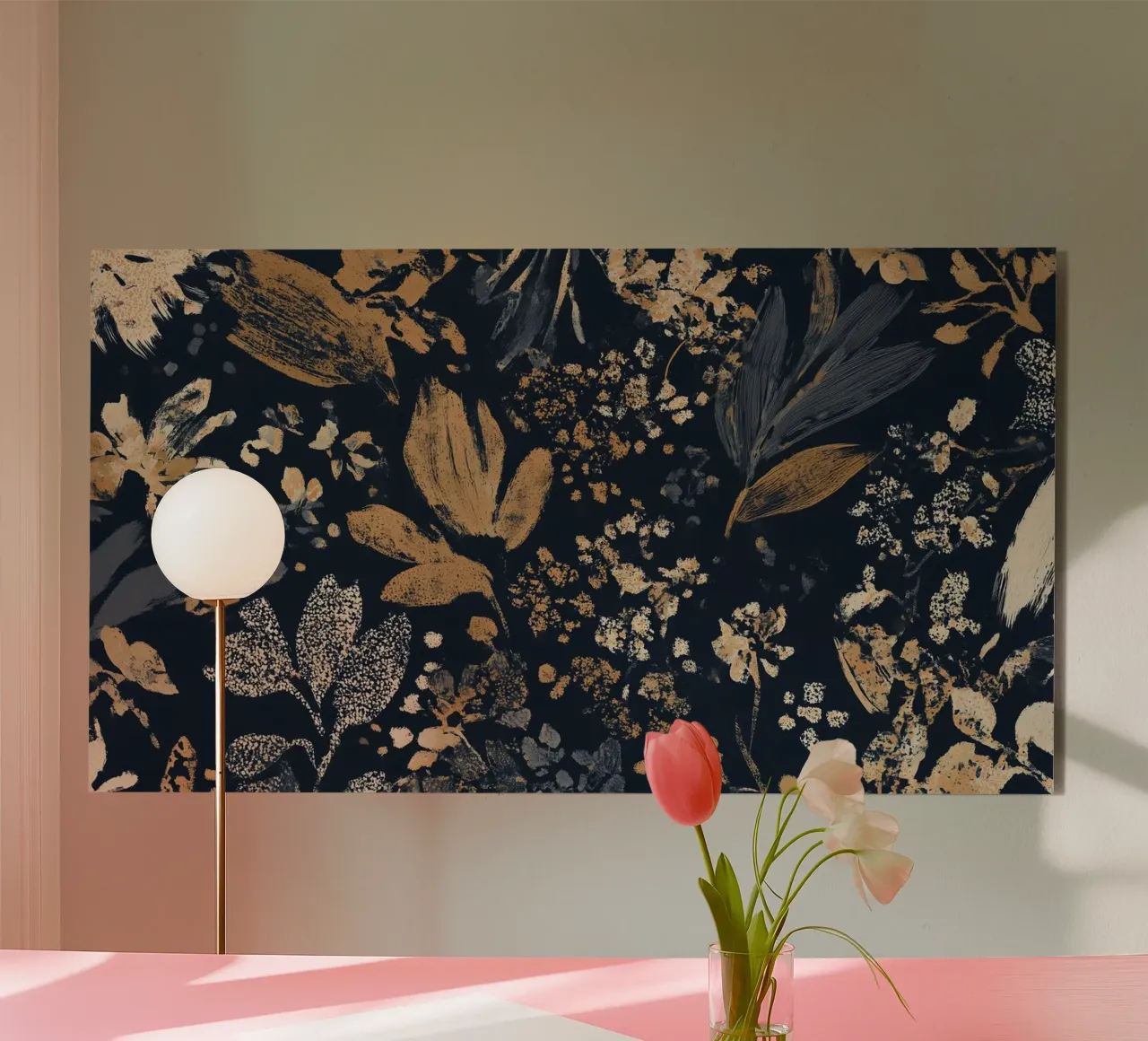 Notturno in ocra alluminio dibond da Seed & Signal