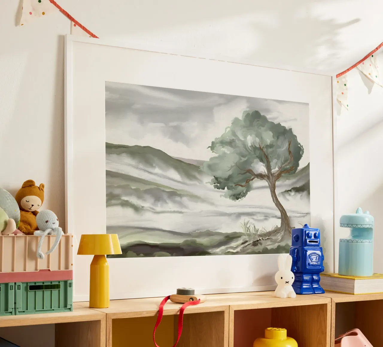 Poetic thoughts poster con telaio in legno da mysteriouscoco