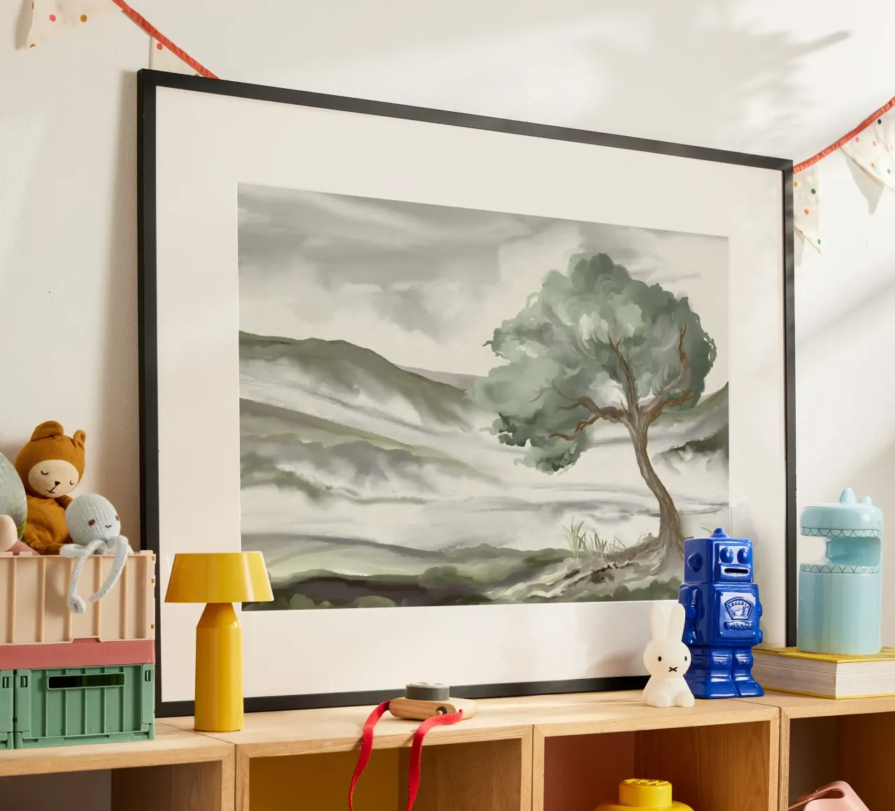 Poetic thoughts poster con telaio in legno da mysteriouscoco