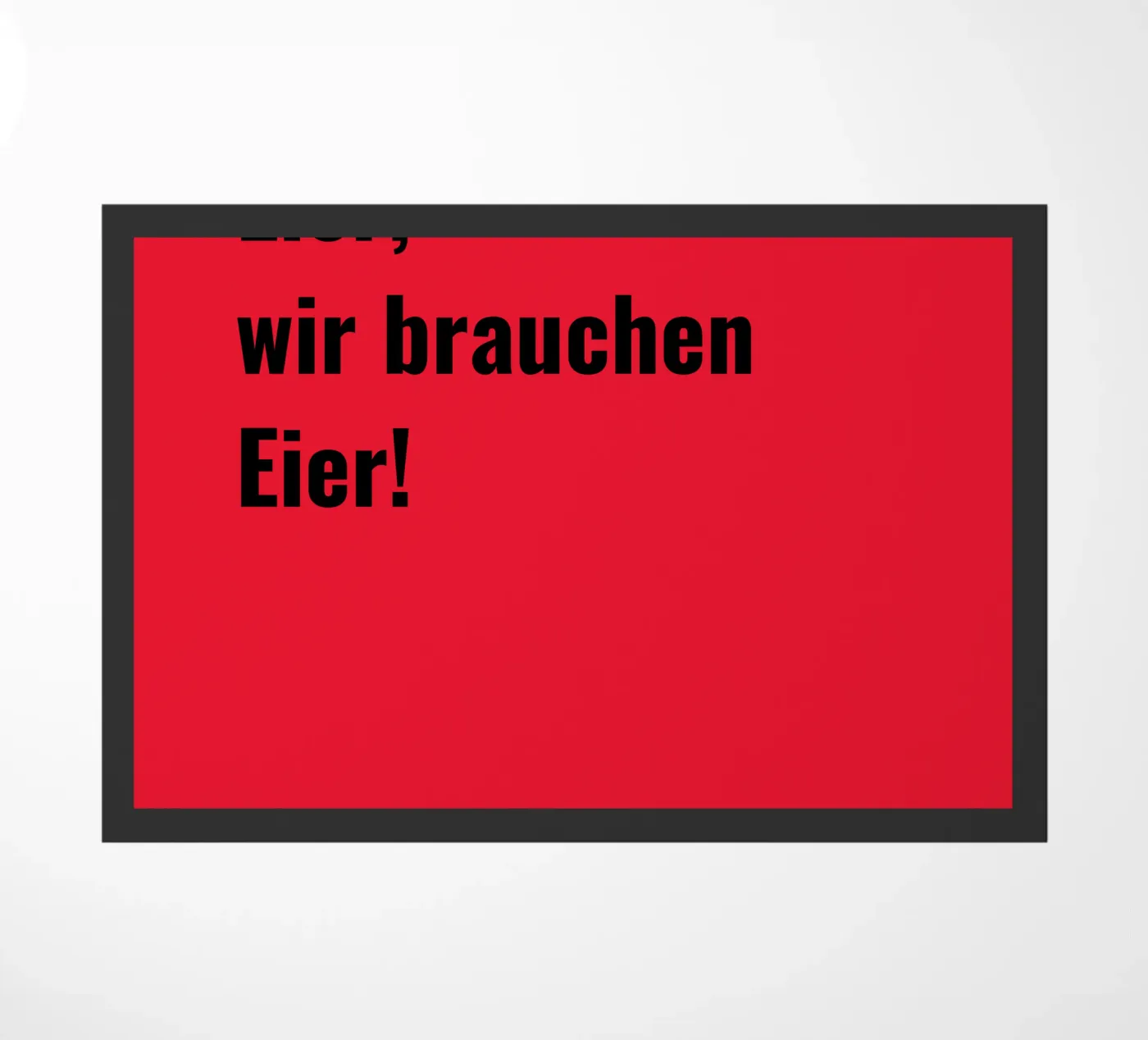 Eier doormat by nix