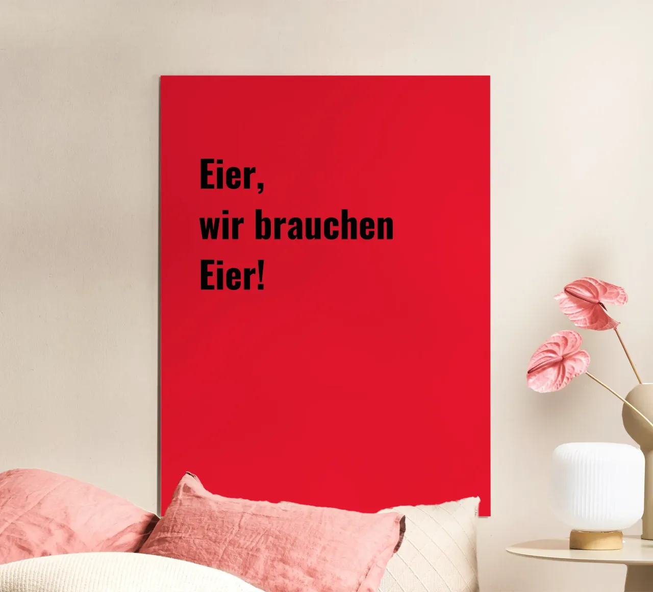 Eier poster con telaio in plastica da nix
