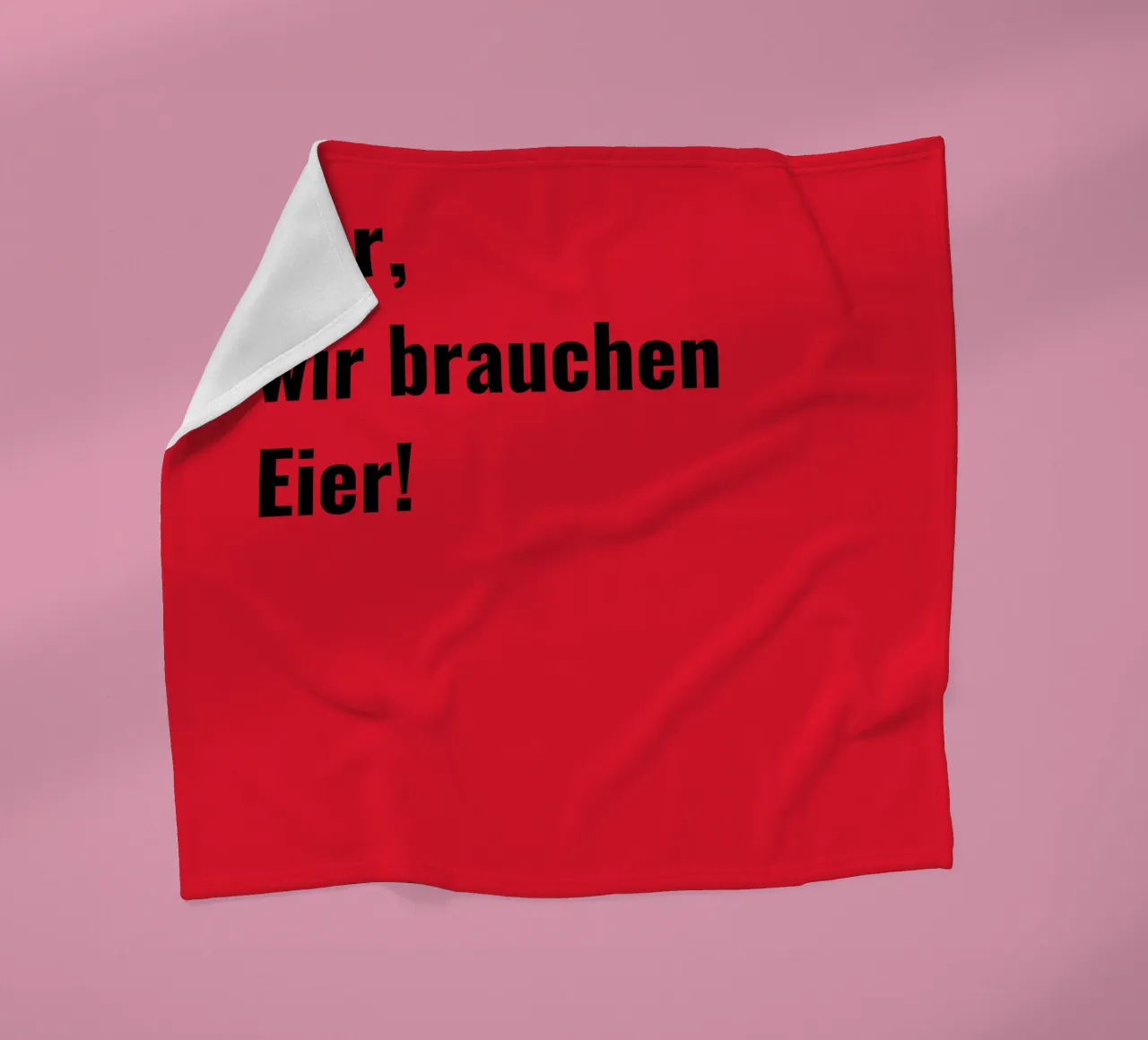 Eier Fleecedecke von nix