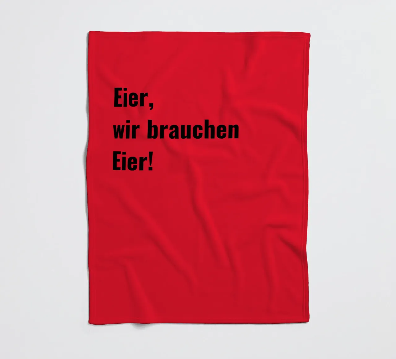 Eier Fleecedecke von nix