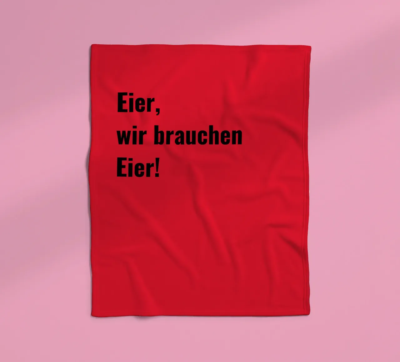 Eier Fleecedecke von nix