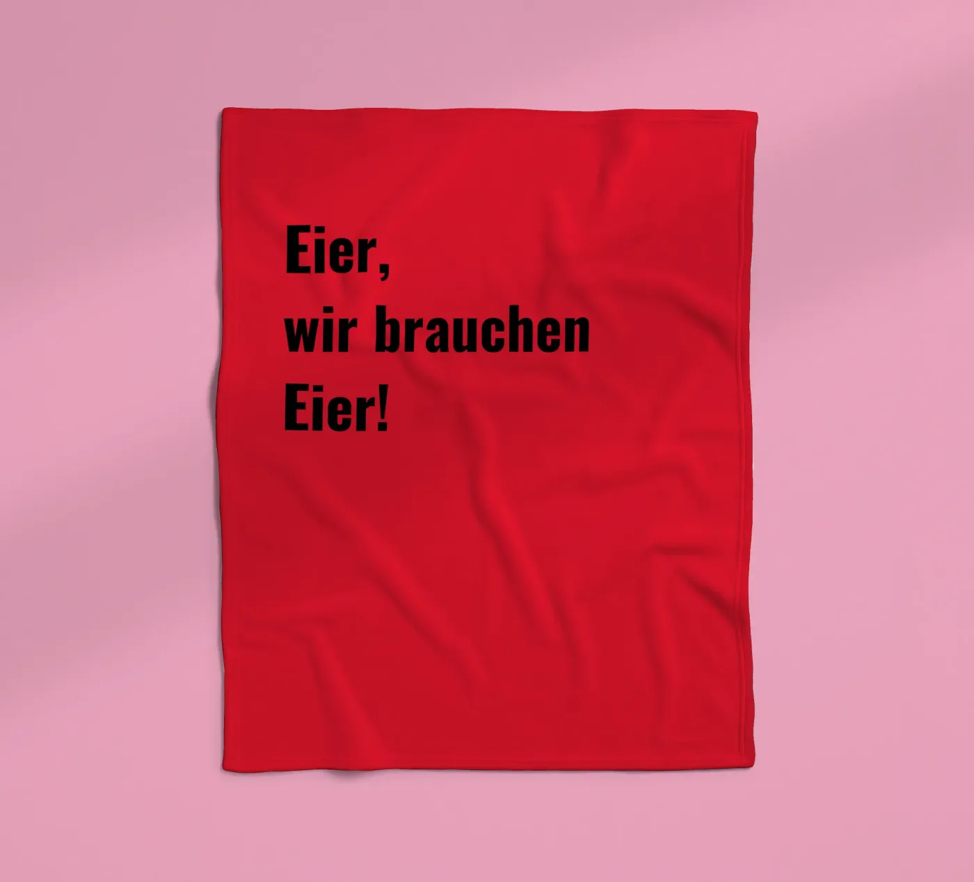 Eier Fleecedecke von nix