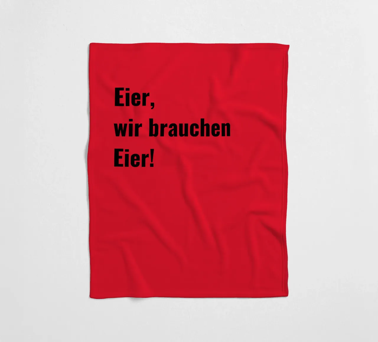 Eier Fleecedecke von nix