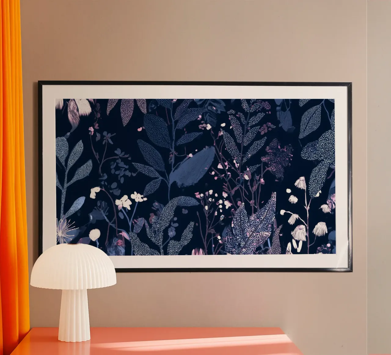 Vene crepuscolari poster con telaio in alluminio da Seed & Signal