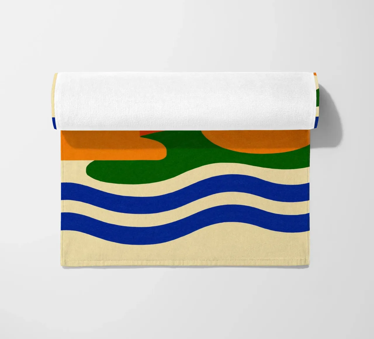 Un viaggio colorato a Lione telo mare da JETLAG | affiches voyage