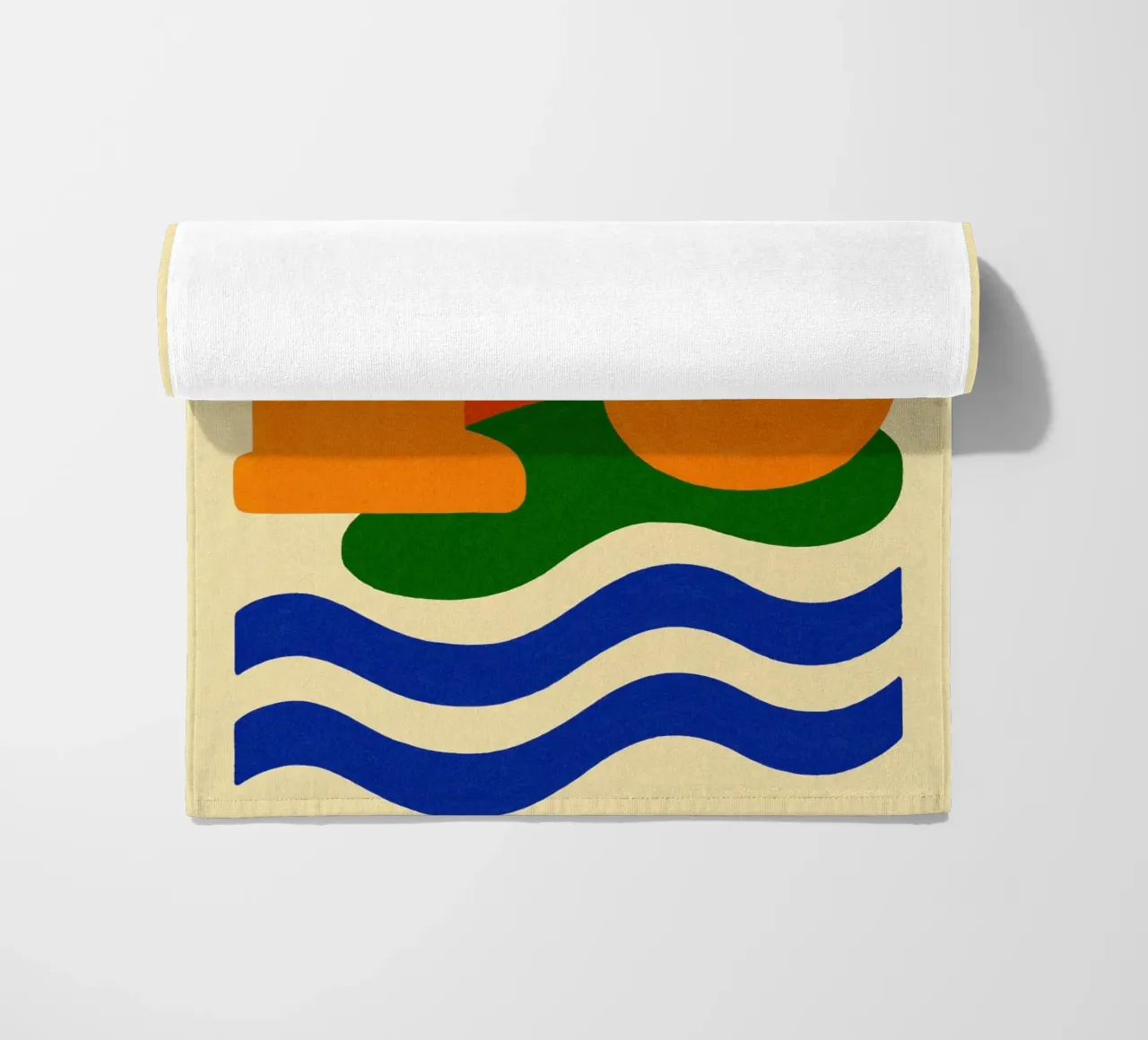 Un viaggio colorato a Lione telo mare da JETLAG | affiches voyage