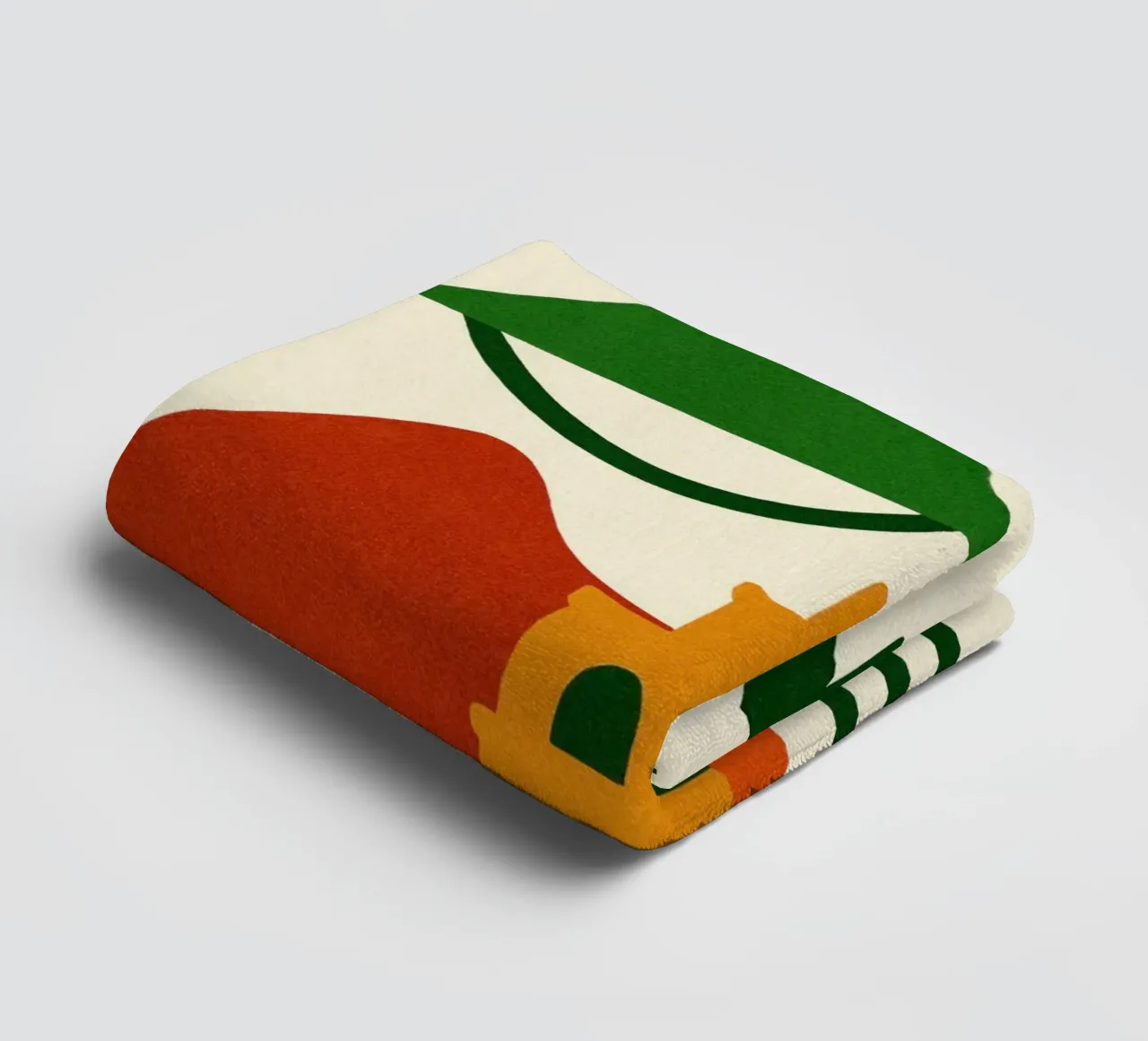 Hanoi between mountains and pagodas towel by JETLAG | affiches voyage