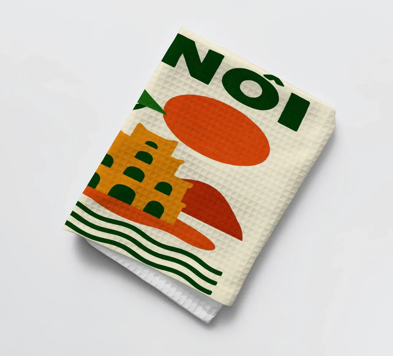Hanoi tra montagne e pagode canovaccio da cucina da JETLAG | affiches voyage