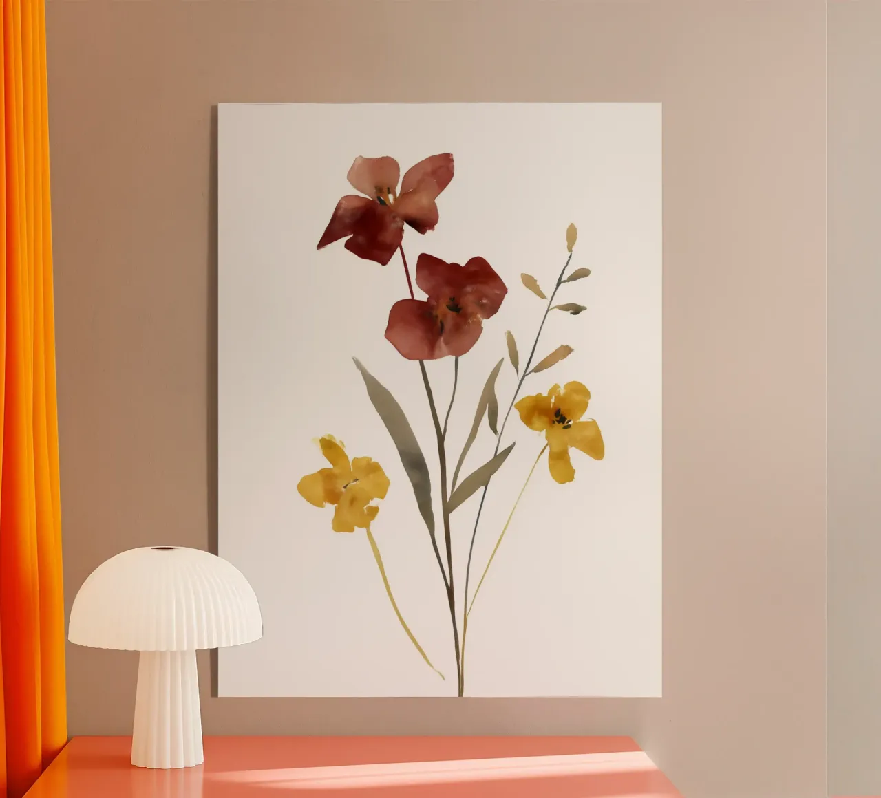 Armonia d'oro plexiglass da Sophia Calder Studio