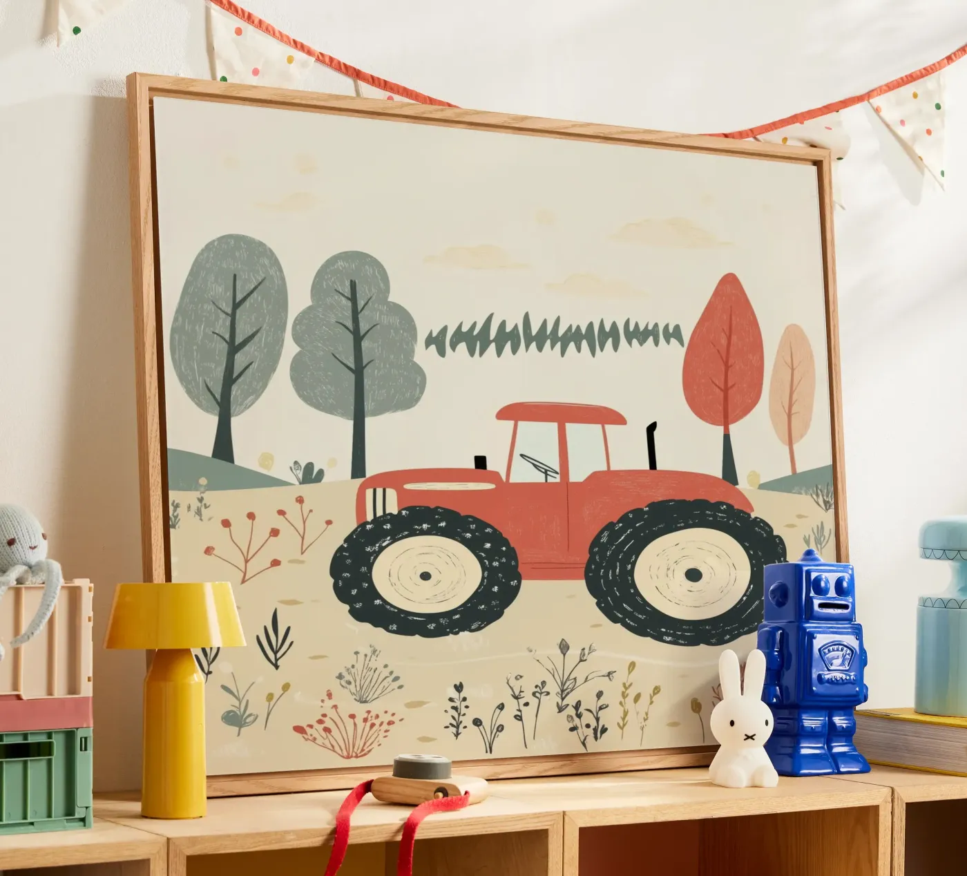Whimsical Tractor plexiglass da Happy Littles